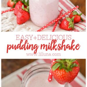 Pudding Milkshake, Summer Sweets, Creamy Pudding, Milk Smoothie, Homemade Tea, Delicious Brownies, Homemade Donuts, Milkshake Recipes, Ice Cream Treats