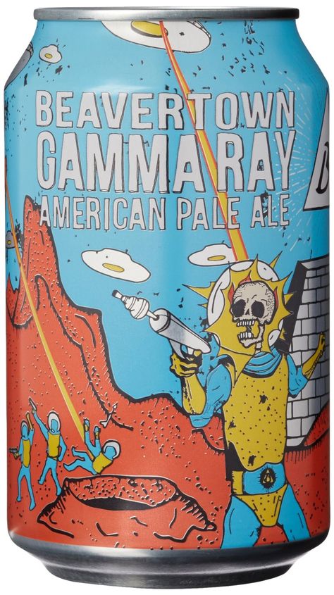 Beer Can Art, English Beer, Craft Beer Design, Craft Beer Brands, Craft Beer Packaging, Craft Beer Labels, Gamma Ray, British Beer, Beer Label Design