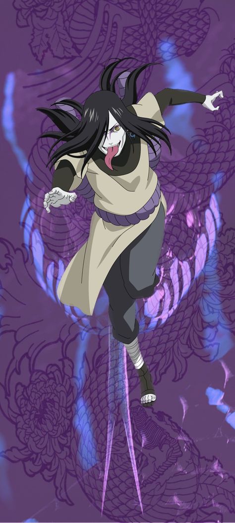 Naruto, Orochimaru, snake Orochimaru Snake, Ruthless Villains, Naruto Orochimaru, Orochimaru Wallpapers, Pop Wall, Most Hated, Anime Artwork Wallpaper, Naruto Art, Skull Art