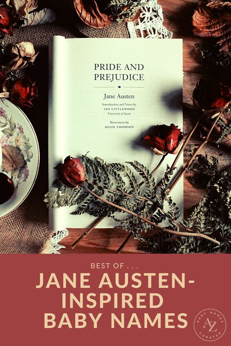 Our curated picks for the best baby names inspired by Jane Austen and her works. #babynames #babyboynames #babygirlnames #janeausten Jane Austen Names, Best Baby Names, Emma Woodhouse, Jane Austen Inspired, University Of Sussex, French Names, Baby Jane, Jane Austin, Vintage Names