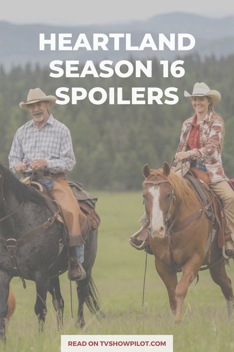 From new and returning cast (teaser: yes, Mallory and Jake will be back) to upcoming storylines, first-look images, and more, here's everything we know about Heartland season 16! Heartland Season 16, Heartland Season 1, Heartland Actors, Heartland Seasons, Heartland Tv Show, Heartland Tv, Trials And Tribulations, New Friendship, Heartland