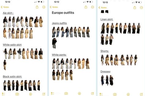 How the Notes app became Gen Z’s Clueless outfit generator | Vogue Business Plan Outfits, Vogue Business, Linkedin Photo, Outfit Generator, Iphone Notes, Notes App, Cher Horowitz, Holiday Packing, Clueless Outfits