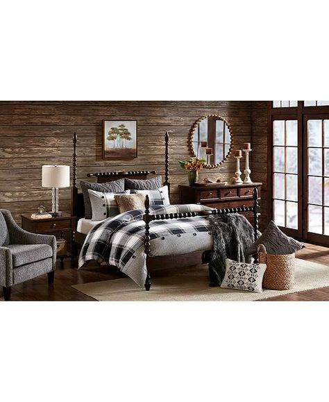 JLA Home - Lakehouse Cabin, Western Comforter Sets, Unique Decorative Pillows, Dec Pillows, Cotton Comforter Set, Rustic Bedroom Decor, Farmhouse Master, Comforter Bedding Sets, King Comforter Sets