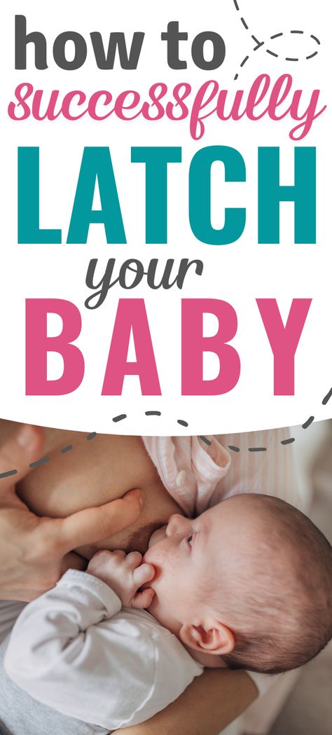 One of the biggest problems that new breastfeeding moms face is painful latching when breastfeeding. Here is exactly How to get the Perfect Breastfeeding Latch Every time. How to get the Perfect Breastfeeding Latch Everytime, breastfeeding latch, breastfeeding latch tips, how to latch your baby onto breast, breastfeeding a newborn, painful breastfeeding latch, incorrect breastfeeding latch, bad breastfeeding latch, fix breastfeeding latch #breastfeeding #breastfeedinglatch #lactation Breastfeeding Latch, Stopping Breastfeeding, Breastfeeding Essentials, Breastfeeding Positions, Pumping Moms, Baby Sleep Problems, Breastfeeding And Pumping, Breastfeeding Tips, First Time Moms