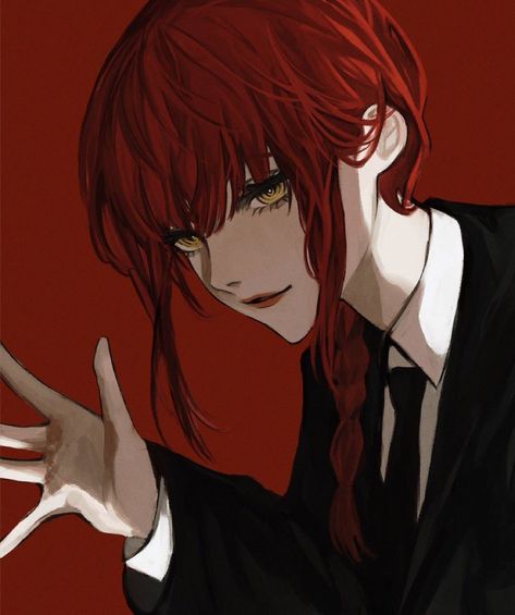 Chainsaw Man, Chainsaw, Anime Character, Red Hair, Log In, Log, On Twitter, Twitter, Red