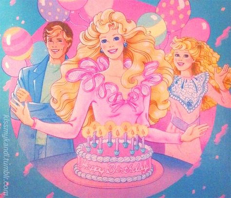 B 80s Barbie, Barbie Books, Soft Grunge Aesthetic, Barbie Hair, 80s Cartoons, Barbie Birthday, Cute Clipart, Barbie Diy, Barbie Dream