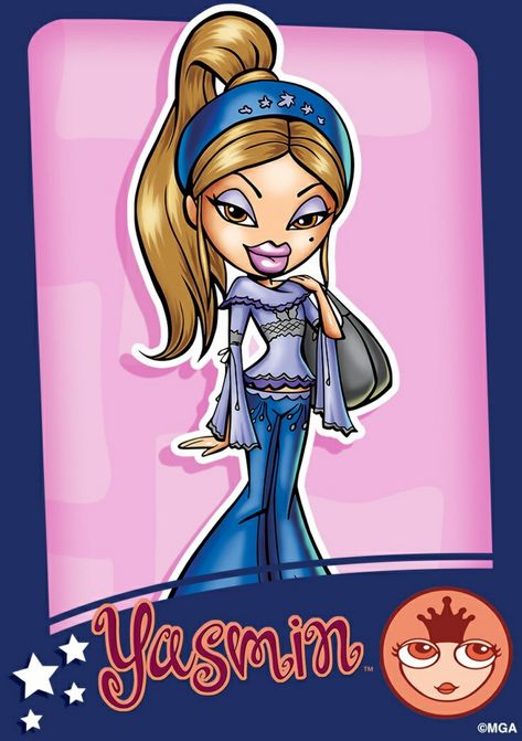 Bratz Yasmin Art, Yasmin Bratz Drawing, Bratz Official Art, Brats Yasmin, Yasmin Bratz Cartoon, Bratz Yasmin Cartoon, Bratz Animation, Bratz Yasmin Icon, Bratz Animated