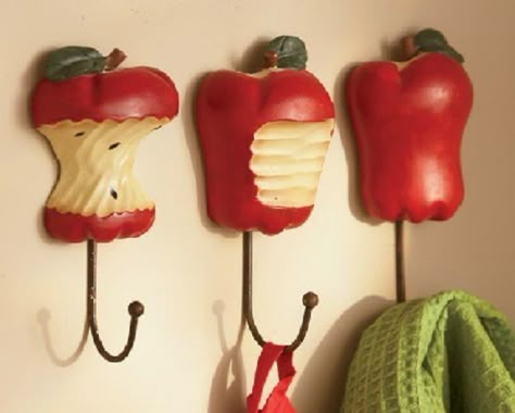 Deco Fruit, Apple Kitchen Decor, Apple Kitchen, Apple Decor, Apple Decorations, Kitchen Decor Themes, Wall Kitchen, Dream House Interior, Purim