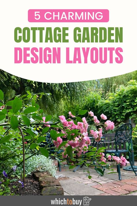 5 Charming Cottage Garden Design Layouts: Nowadays, a cottage garden is a perfect escape from our busy lives. When done the right way, cottage garden layouts seamlessly blend all sorts of colors, forms, textures, and fragrances. There’s no concern for spacing, no worry about planting in odd numbers, no graduations in height. Read now for more information. #cottagegarden Cottage Garden Design Zone 9, Picking Garden Design, Cottage Garden Layout Design, Contemporary Cottage Garden, Cottage Garden Design Layout Landscaping, Cottage Garden Plans Layout, Square Garden Design Layout Landscaping, Modern Cottage Garden Design, Cottage Garden Layout