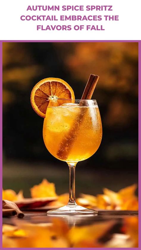 Looking for the perfect fall drink recipe to cozy up with? Try our Autumn Spice Spritz Cocktail! This delightful concoction combines warm seasonal flavors with a hint of bubbly effervescence. Whether you're hosting a fall gathering or simply relaxing at home, this refreshing cocktail is sure to elevate your autumn experience. Embrace the flavors of the season with every sip of this festive drink. Bring out the autumn vibes and impress your guests with this easy-to-make fall drinks alcohol recipe Fall Drinks Alcohol Recipes, Cocktail Shoot, Fall Drinks Alcohol, Fall Drink Recipes, Party Food Bar, Spritz Cocktail, Winter Cocktail, Fall Drink, Types Of Cocktails