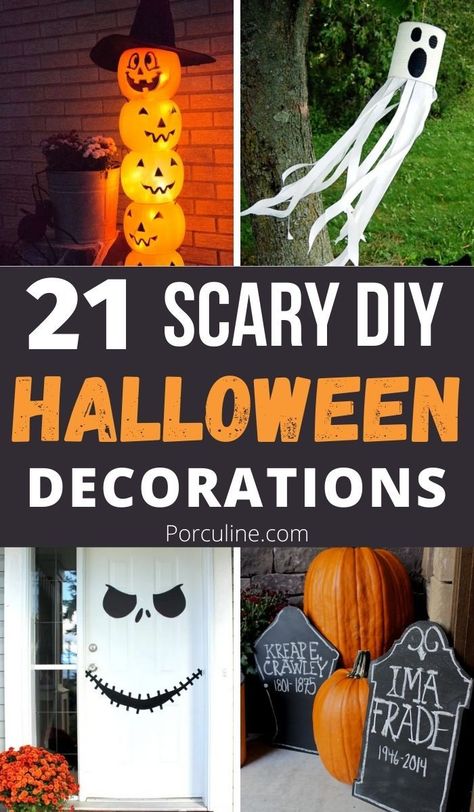 DIY Halloween Decorations School Halloween Decorations, Halloween Centerpieces, Fun Diy Halloween Decorations, Cheap Diy Halloween Decorations, Scary Halloween Decorations Diy, Cheap Halloween Decorations, Yard Diy, Easy Diy Halloween Decorations, Classy Halloween