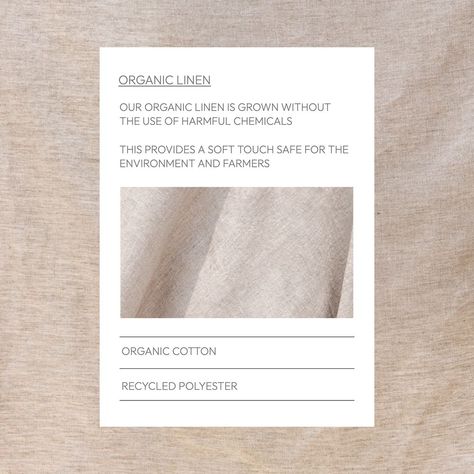 Organic linen Instagram post template, editable design | premium image by rawpixel.com / audi Fabric Social Media Post, Linen Texture Fabric, Brand Presentation, Texture Fabric, Awesome Designs, Linen Texture, Template Ideas, Organic Linens, Best Templates