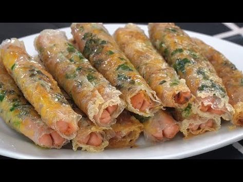 Learn How To Make Crispy Fried Rice Paper Rolls, Have you tried this dish yet? ! Free The Kitchen - YouTube Crispy Rice Rolls, Fried Rice Paper Rolls, Fried Rice Paper, Crispy Fried Rice, Rice Paper Recipes, Rice Rolls, Rice Paper Rolls, Shrimp And Rice, Rice Crispy