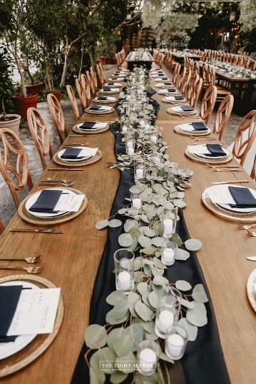 A wedding palette comprised black and copper tones with accents of white, brown and sage green. Photography by The Light Seeker Black Sage Gold Wedding, Sage And Black Bridal Party, Black Forest Green Wedding, Black And Brown Wedding Decor, Black Green And Wood Wedding, Green Brown Black Wedding, Green Black And White Wedding Decor, Black Sage And White Wedding, Sage Gold And Black Wedding