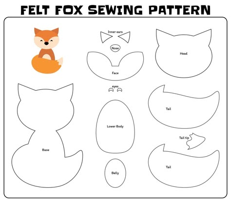 Add me on Snapchat! Username: ashleyann0607 https://snapchat.com/t/jvl8NLUY Forest Felt Animals, Felt Fox Ornament Pattern, Felt Woodland Animals Pattern, Fox Ornament Pattern, Fox Outline Simple, Diy Felt Woodland Animals Free Pattern, Winter Fox Craft, Fox Felt Pattern, Fox Applique Pattern Free