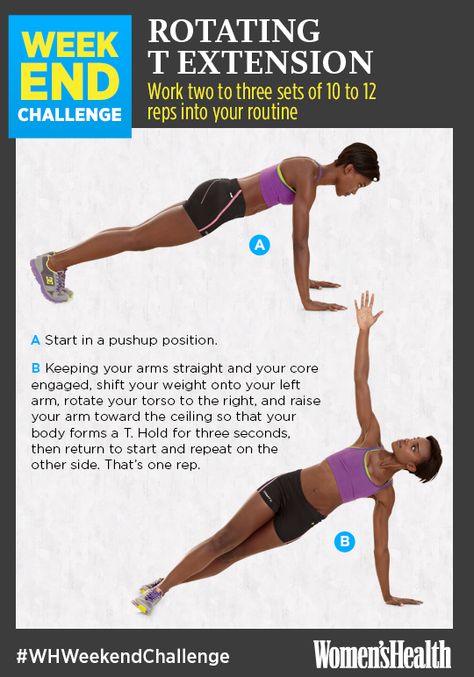 This Core Exercise Is EVERYTHING | Women's Health Magazine Weekend Challenge, Weekend Workout, Core Exercise, Week Challenge, Exercise Plan, Abdominal Exercises, Health Magazine, Abdominal Muscles, Stay In Shape