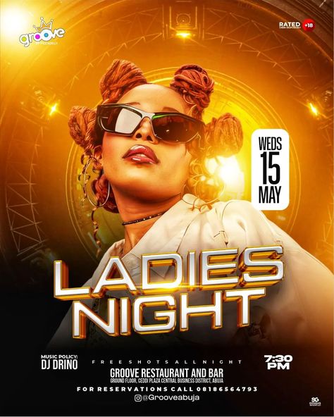 Ladies Night #graphicdesign #graphics #design #ladiesnight #explorepage #nightlife #clubflyer #designinspiration #designeveryday #designgram #exploremore Event Poster Inspiration, Ladies Night Flyer, Fireworks Photography, Instagram Ladies, Logo Design Video, Club Poster, Birthday Flyer, Black Spray Paint, Flyer And Poster Design