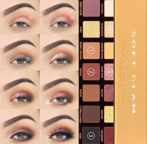 ABH Soft Glam Soft Glam Pallet Makeup Looks, Soft Glam Abh Palette Looks, Anastasia Beverly Hills Soft Glam Palette Looks, Anastasia Beverly Hills Soft Glam Pallet, Soft Glam Makeup Palette, Normal Eyeshadow Look, Anastasia Palette Looks Soft Glam, Soft Glam Pallet Looks, Soft Glam Palette Looks Step By Step