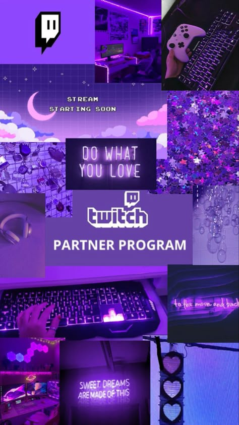 Twitch Partner Aesthetic, Streamer Aesthetic Wallpaper, Streaming Vision Board, Twitch Streaming Aesthetic, Streamer Aesthetic Girl, Streaming Wallpaper, Gamer Girl Wallpaper, Twitch Streamer Aesthetic, Streaming Aesthetic