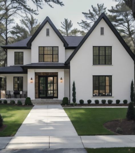 Discover your dream home – a perfect blend of modern design and wellness-focused living. Click to learn more! Modern Colonial Style, New England Style Homes, Modern Colonial, Colonial Style Homes, New England Homes, Modern Villa, Closing Costs, New England Style, England Style