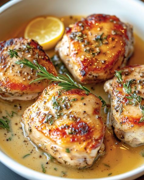 Discover how to make Lemon Herb Chicken with Creamy Lemon Sauce. A flavorful, easy recipe for any occasion. Lemon Herb Sauce, Creamy Lemon Sauce, Lemon Herb Chicken, Sauce Chicken, Herb Sauce, Herb Chicken, Lemon Herb, Lemon Sauce, Lemon Chicken