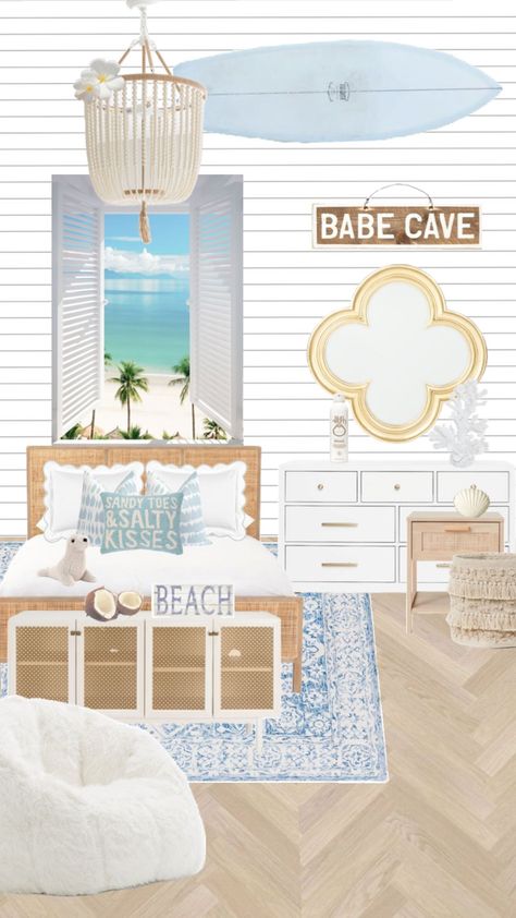 Coastal Bedroom Preppy, Preppy Coastal Bedroom Aesthetic, Costal Bedroom Preppy, Room Ideas Coastal Granddaughter, Coastal Preppy Room, Preppy Beachy Room Ideas, Preppy Room Beach, Costal Grandaughter Room, Costal Room Aesthetic