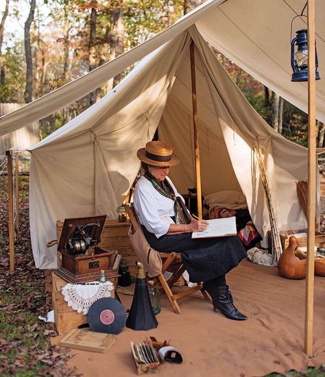 Campaign Furniture, Canvas Tent, Victorian Architecture, Out Of Africa, Vintage Camping, The Golden Age, Smoky Mountains, Survival Skills, Tent Camping