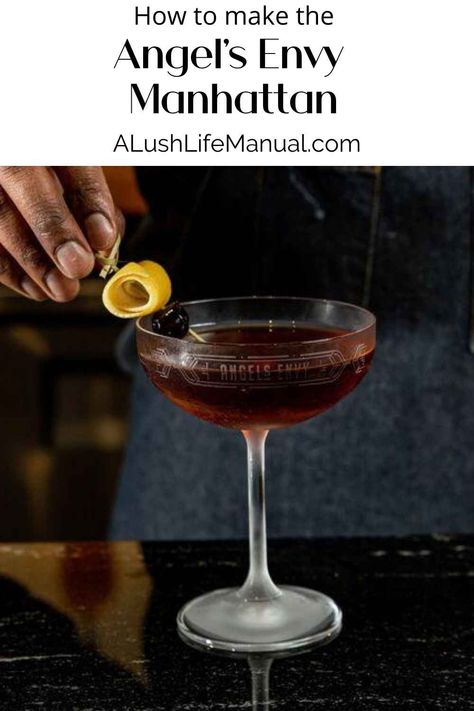 Manhatten Cocktail, Angels Envy, Bourbon Drinks Recipes, Boulevardier Cocktail, Manhattan Cocktail Recipe, Black Manhattan, Vermouth Cocktail, Manhattan Recipe, Italian Liqueur