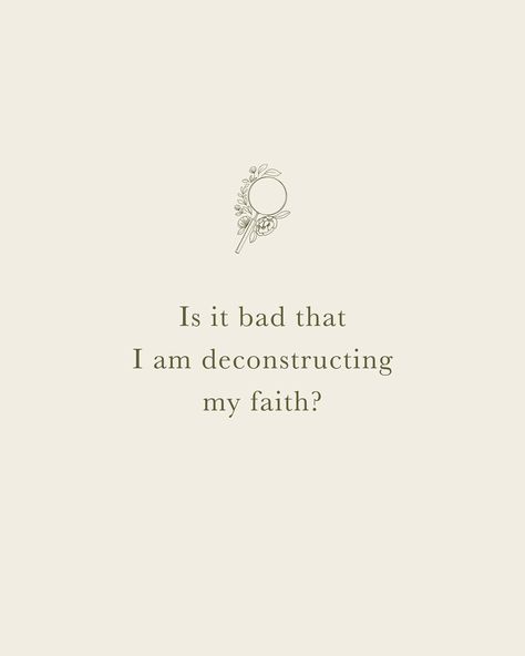 “Deconstructing your faith sounds scary, and sometimes it is. However, God is okay with your questions, and he actually invites them. He wants to meet you in your confusion and bring peace to what has been broken. He wants to be in a relationship with you and reconstruct your faith so that it is stronger than ever before. Read our article by Joshua Lenon (@joshuadavidlenon) “When You’re Deconstructing your Faith”, to hear his experience with this and how he came out on the other side more c... Faith Deconstruction, Hosanna Revival, He Is Faithful, Losing Faith, In A Relationship, Verse Quotes, He Wants, A Relationship, Spiritual Journey