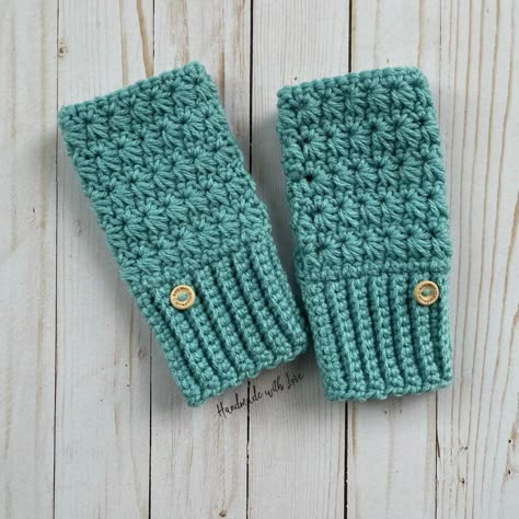 Snowflake Fingerless Gloves – Handmade with Love Fingerless Gloves Free Pattern, Gloves Free Pattern, Crochet Fingerless Gloves Free Pattern, Fingerless Mittens Pattern, Gloves Diy, Fingerless Gloves Knitted Pattern, Fingerless Gloves Crochet, Crochet Mittens Pattern, Fingerless Gloves Crochet Pattern