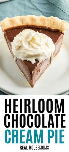 Shibboleth Recipes, Homemade Chocolate Pie, Coconut Cream Pie Easy, Easy Chocolate Pie, Chocolate Cream Pie Recipe, Cream Pie Filling, Favorite Pie Recipes, Chocolate Pie Recipes, Easy Pie Recipes