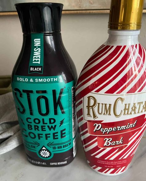 Rum Chata Peppermint Bark Drinks, Peppermint Rumchata Recipes, Rumchata Eggnog Recipe, Rum Chatta Drinks, Rumchata Eggnog, Crock Pot Potato Soup, Crock Pot Potato, Rumchata Recipes, Homemade Peppermint Bark