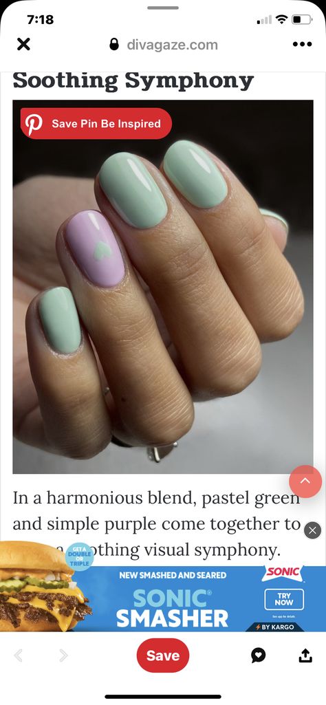 Green Bridesmaid Nails, Green And Purple Nails, Bridesmaid Nails, Bridesmaids Nails, Lilac Nails, Nails Green, Green Bridesmaid, Purple And Green, Purple Nails