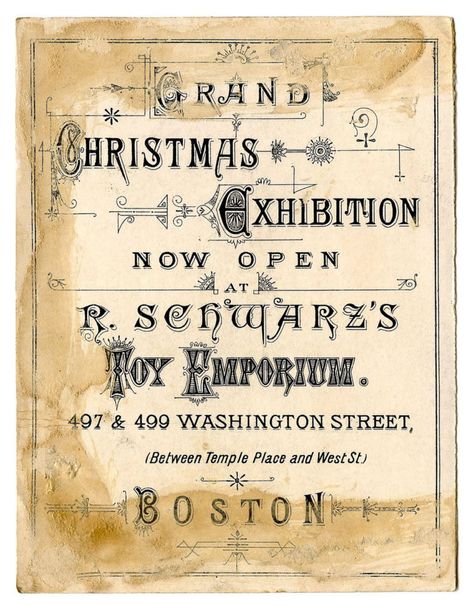 9 Christmas Ephemera Images! - The Graphics Fairy New Year Typography, French Ephemera, The Graphics Fairy, Christmas Typography, Christmas Ephemera, Fabulous Christmas, Graphics Fairy, Dictionary Art, Christmas Fonts