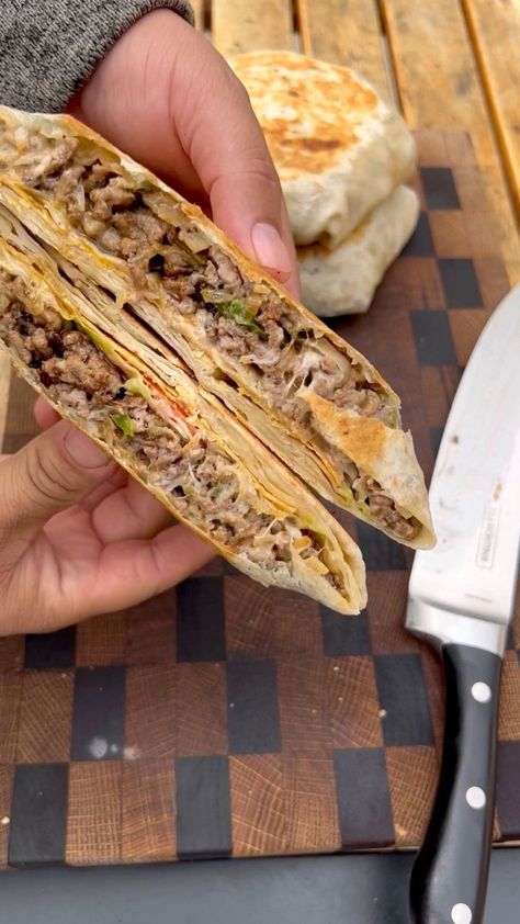 Tortilla Sandwich, Miguels Cookingwithfire, Texmex Recipes, Tomatoes Sauce, Chopped Cheese, Crunch Wrap, Baked Zucchini, Bake Zucchini, Chipotle Sauce