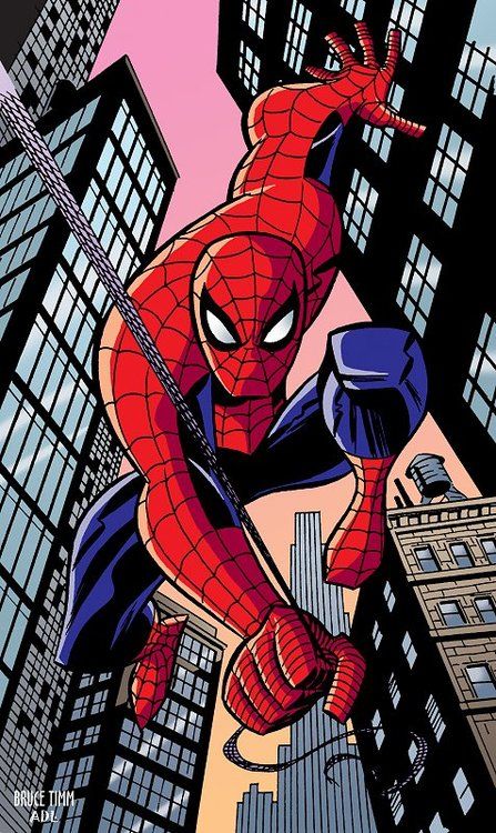 ©Bruce Timm Panneau Stop, Marvel Paintings, Bruce Timm, Marvel Movie, Marvel Spiderman Art, Superhero Wallpaper, Spiderman Comic, Phone Stuff, Marvel Wallpaper