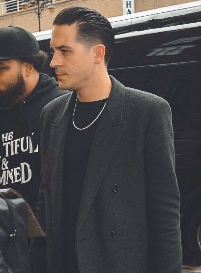 G Eazy Slick Back Hair, G Eazy Hairstyle, Slick Back Hair Men, G Eazy Hair, G Eazy Haircut, G Eazy Style, Boys Fade Haircut, Italian Hair, Mens Hairstyles Fade