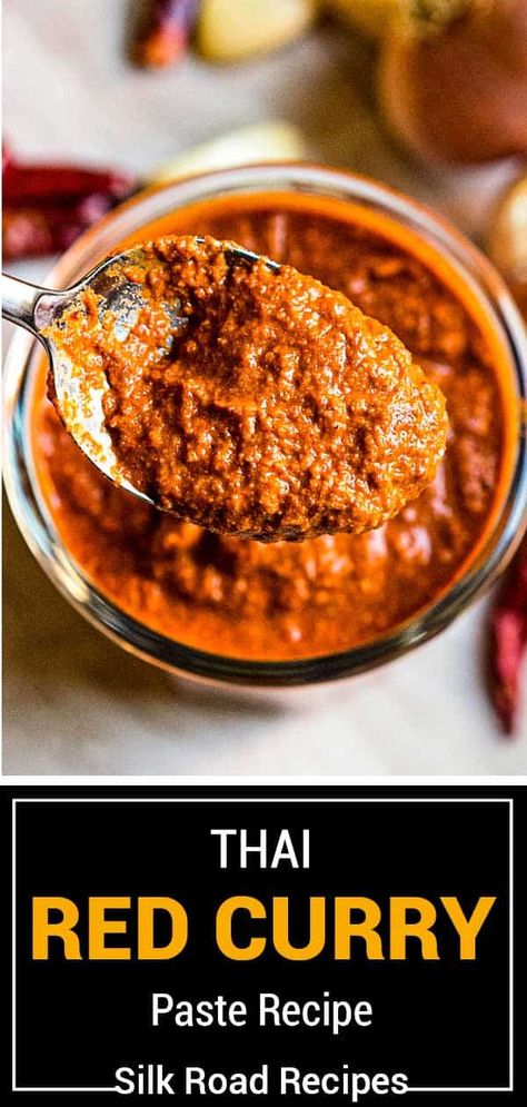 Thai Red Curry Paste Recipe, Red Curry Paste Recipe, Curry Paste Recipe, Thai Red Curry Paste, Asian Sauces, Asian Seasoning, Dry Rub Recipes, Prediabetic Diet, Yellow Curry