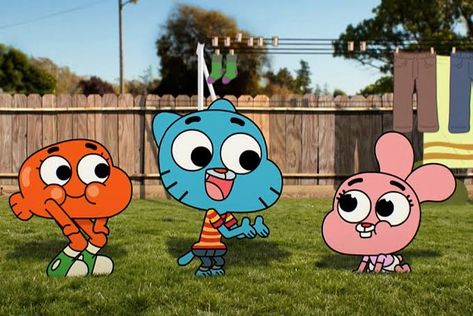 Trio Dp, Watterson Family, Gumball Darwin, Virtual Background, American Children, Good Cartoons, World Of Gumball, The Amazing World Of Gumball, Weird World