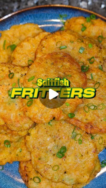 Fish Fritters, Saltfish Fritters, Pumpkin Rice, Salt Fish, Full Recipes, Caribbean Food, Pescatarian Recipes, Jamaican Recipes, Caribbean Recipes