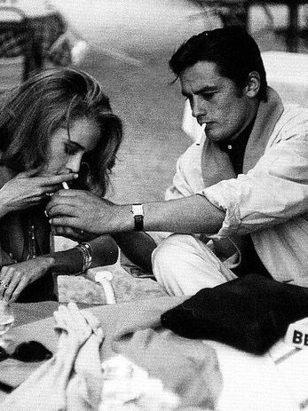 Jane Fonda & Alain Delon Sweet Couples, Citation Rap, 2023 Love, Vintage Gallery, Bachelor Nation, Classy Couple, Vintage Couples, The Bachelorette, Romy Schneider