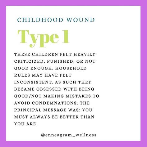 April Poolson op Instagram: "These wounds can be either real or perceived. Our childhood wounds may offer many answers to our adult struggles. Descriptions are from…" Infj Style, Enneagram 1w2, Childhood Wounds, Enneagram Type One, Enneagram 1, Personality Type Quiz, Enneagram 3, Enneagram 9, Extroverted Introvert