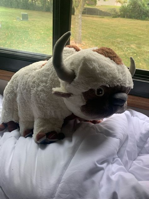 Appa Avatar Plush, Avatar The Last Airbender Plush, Avatar The Last Airbender Plushies, Avatar Plushies, Knitted Crop Top Pattern Free, Appa Plush, Appa Avatar, Future Bedroom Ideas, Big Stuffed Animal