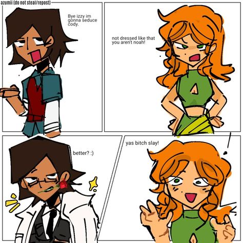 Noah Total Drama Fanart, Noco Total Drama Fanart, Noco Total Drama, Total Drama Ships, Noco Fanart, Noco Art, Total Drama Art, Team Escope, Noco Tdi