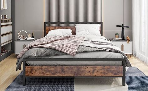 Platform Bed Frame With Storage, Platform Bed Frame Full, Bed Frame Sizes, Twin Size Bed Frame, Full Bed Frame, King Size Bed Frame, Dreams Beds, Wooden Headboard, Queen Size Bed Frames