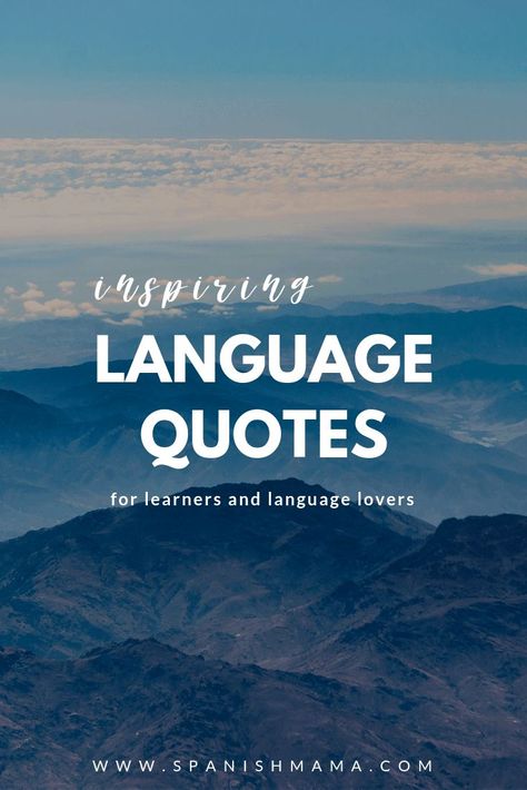 Language quotes to inspire and motivate you on your language learning journey.   #quote #languagequotes #languagelearning #inspiration #travel Bilingual Quotes, Foreign Language Quotes, Languages Quotes, Learning Quotes Inspirational, Quotes In Spanish, Learn Another Language, Spanish Speaking Countries, Funny Emoticons, Language Quotes