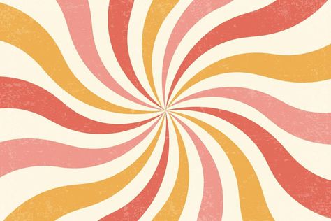 Retro sun burst vintage background. Swirl wallpaper with grunge. Spiral rays circus illustration for banner, poster, frame and backdrop. Vector twisted design Spiral Background, Circus Illustration, Sun Burst, Retro Sun, Vintage Background, Spiral Design, Background Vintage, Senior Year, Banner Design