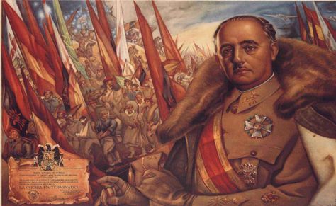 Francoist Spain, Francisco Franco, Michael Stipe, Spanish Empire, Spain Images, Ww 1, Historical People, Roman History, Propaganda Posters