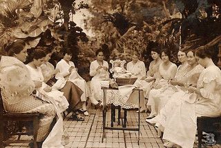 The Filipina Auxiliary of the American Red Cross | (Photo fr… | Flickr Philippine Traditions, Filipiniana Wedding Theme, Fort Santiago, Cross Photo, Philippine Mythology, Filipiniana Wedding, Philippines Fashion, Christmas Photograph, Filipino Art