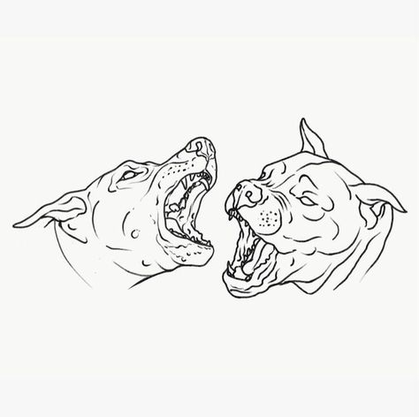 Dog Barking Tattoo, Angry Dog Tattoo, Barking Dog Tattoo, Dog Barking Drawing, Dog Flash Tattoo, Rottweiler Tattoo, Werewolf Illustration, Doberman Tattoo, Safe Tattoo